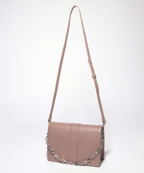 PAGEBOY(ページボーイ)の「チェーンスタッズショルダー(ショルダーバッグ・レディース・ブラック/ブラウン系その他・FREE)」の12枚目の写真