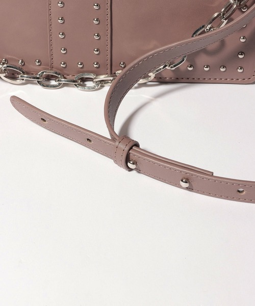 PAGEBOY(ページボーイ)の「チェーンスタッズショルダー(ショルダーバッグ・レディース・ブラック/ブラウン系その他・FREE)」の13枚目の写真