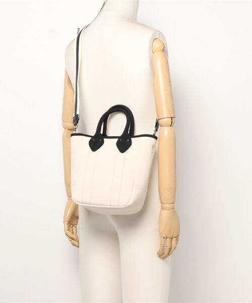 NATURAL BEAUTY BASIC（ナチュラルビューティーベーシック）の「キャンバスソリッドミニトート（トートバッグ・レディース・カーキ/ラベンダー/ホワイト系その他・ﾌﾘ-）」の8枚目の写真