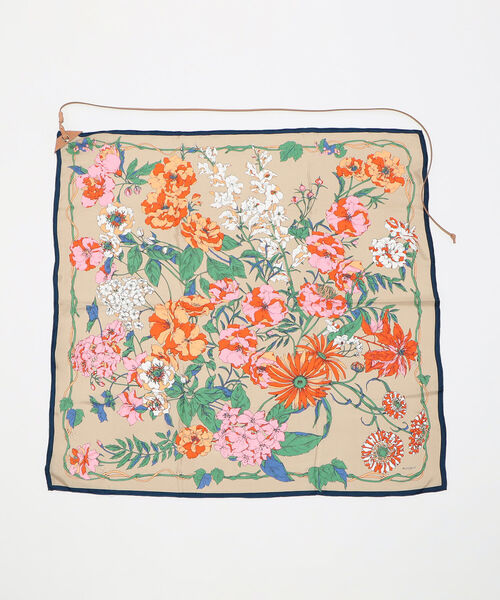 manipuri（マニプリ）の「【manipuri/ マニプリ】レザー付きシルク