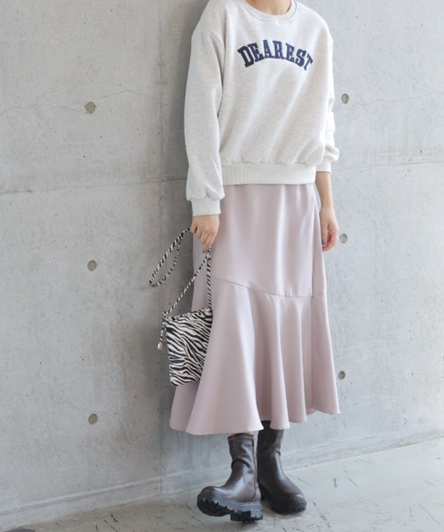 VIVIAN（ヴィヴィアン）の「厚底ストレッチショートブーツ（ブーツ・レディース・アイボリー/ダークブラウン/ブラック/ブラウン・M/L/LL/S/XL）」の9枚目の写真