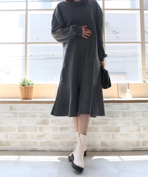 VIVIAN（ヴィヴィアン）の「厚底ストレッチショートブーツ（ブーツ・レディース・アイボリー/ダークブラウン/ブラック/ブラウン・M/L/LL/S/XL）」の6枚目の写真