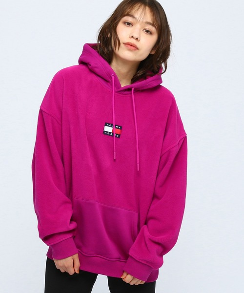 tommy jeans(トミー ジーンズ)の「フリースパーカー(パーカー・メンズ・ブラック/パープル・SMALL/MEDIUM/LARGE/X-LARGE)」の20枚目の写真