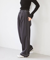 TODAYFUL | サテンステッチトラウザース(その他パンツ)