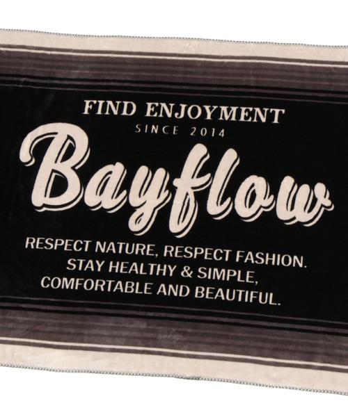 BAYFLOW（ベイフロー）の「BFフリースブランケット 21AW（ブランケット・レディース・ネイビー/ブラウン/オレンジ/ブルー/ダークブルー/チャコール・FREE）」の17枚目の写真