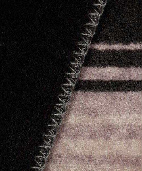 BAYFLOW（ベイフロー）の「BFフリースブランケット 21AW（ブランケット・レディース・ネイビー/ブラウン/オレンジ/ブルー/ダークブルー/チャコール・FREE）」の11枚目の写真