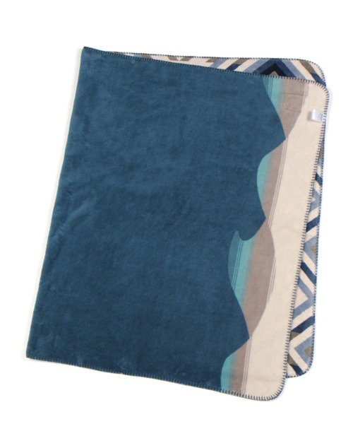 BAYFLOW（ベイフロー）の「BFフリースブランケット 21AW（ブランケット・レディース・ネイビー/ブラウン/オレンジ/ブルー/ダークブルー/チャコール・FREE）」の14枚目の写真