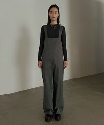 ZOZOMARKET | 【nao×ZOZO】機能性脚長ワイドスクイーズサロペット(サロペット/オーバーオール)