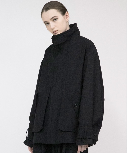 VOAAOV(ヴォアーブ)の「【VOAAOV】 vintage wool wide blouson(ブルゾン・メンズ・ブラック/ブラウン・1/2)」の6枚目の写真