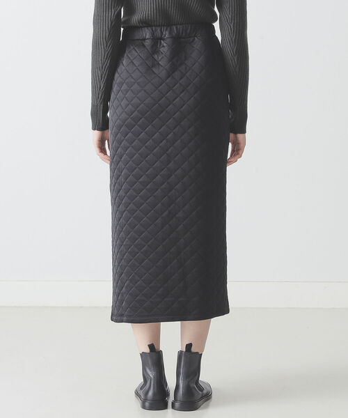 BEAMS LIGHTS(ビームスライツ)の「BEAMS LIGHTS / キルティング ストレート スカート(スカート・レディース・ブラック/オリーブ・38/36)」の8枚目の写真