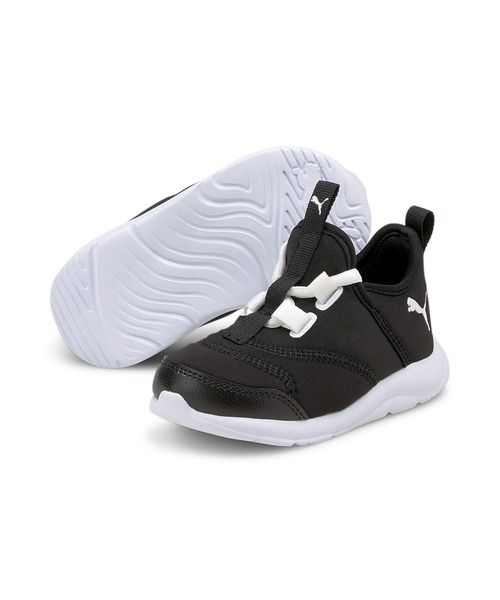 PUMA（プーマ）の「PUMA プーマ ベビー プーマ ファンレーサー スリッポン エレベート スニーカー 12-16cm（スニーカー・キッズ・ライトピンク/ブラック×ホワイト/ブルー・14cm/15.0cm/13cm/12cm/16.0cm）」の4枚目の写真