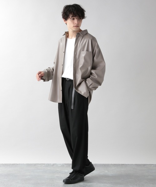 RAGEBLUE(レイジブルー)の「TRストレッチ/3WAYカフスワイドイージーパンツ/956095(スラックス・メンズ・ブラック/ベージュ・MEDIUM/LARGE)」の12枚目の写真