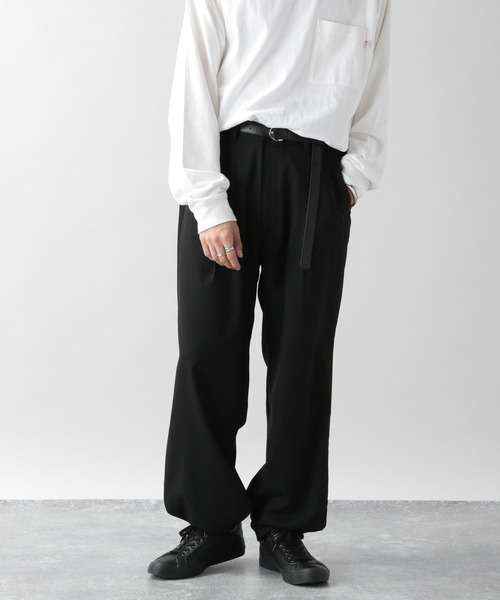 RAGEBLUE(レイジブルー)の「TRストレッチ/3WAYカフスワイドイージーパンツ/956095(スラックス・メンズ・ブラック/ベージュ・MEDIUM/LARGE)」の6枚目の写真