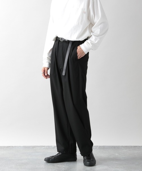 RAGEBLUE(レイジブルー)の「TRストレッチ/3WAYカフスワイドイージーパンツ/956095(スラックス・メンズ・ブラック/ベージュ・MEDIUM/LARGE)」の21枚目の写真