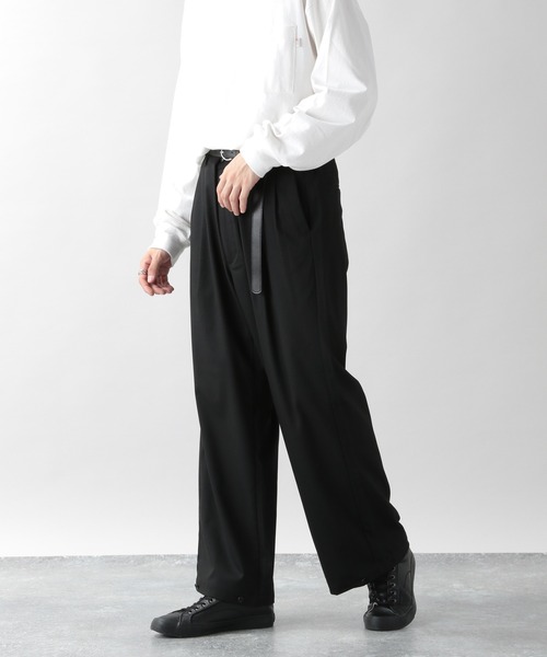 RAGEBLUE(レイジブルー)の「TRストレッチ/3WAYカフスワイドイージーパンツ/956095(スラックス・メンズ・ブラック/ベージュ・MEDIUM/LARGE)」の3枚目の写真