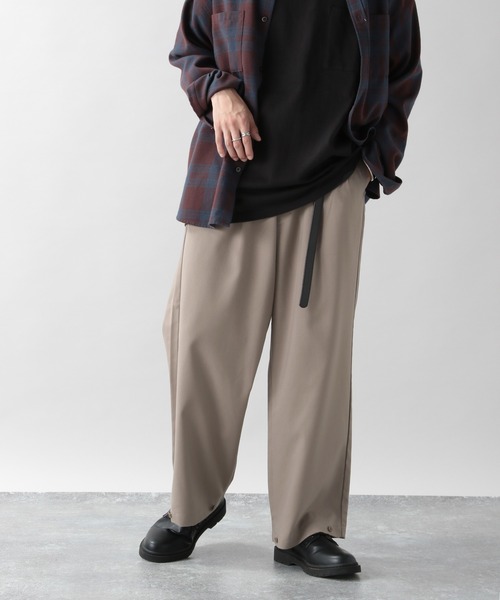 RAGEBLUE(レイジブルー)の「TRストレッチ/3WAYカフスワイドイージーパンツ/956095(スラックス・メンズ・ブラック/ベージュ・MEDIUM/LARGE)」の22枚目の写真