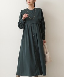 NATURAL BEAUTY BASIC | ビブレイヤードワンピース/0171240970(ワンピース)