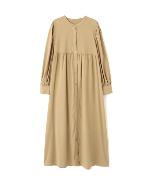 NATURAL BEAUTY BASIC（ナチュラルビューティーベーシック）の「ビブレイヤードワンピース/0171240970（ワンピース・レディース・キャメル/グリーン・SMALL/MEDIUM）」の13枚目の写真