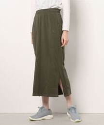 プーマ PUMA HER スカート_サイドスリット付きロング丈スカート_