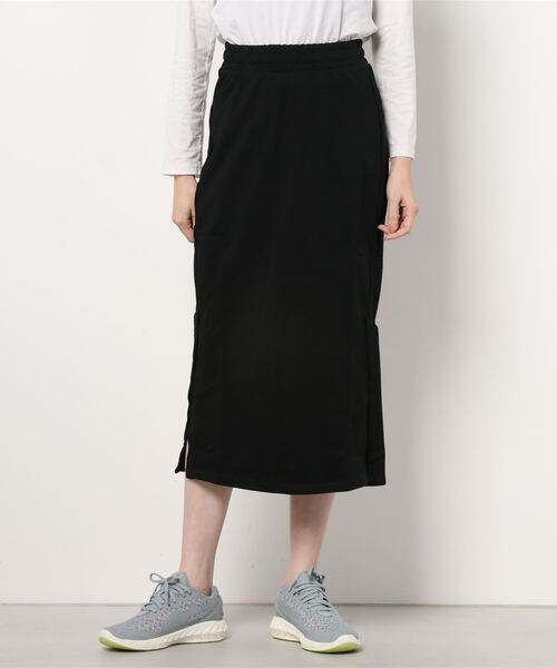 PUMA（プーマ）の「プーマ PUMA HER スカート_サイドスリット付きロング丈スカート_（スカート・レディース・ブラック/カーキ・XL/M/L/S）」の2枚目の写真