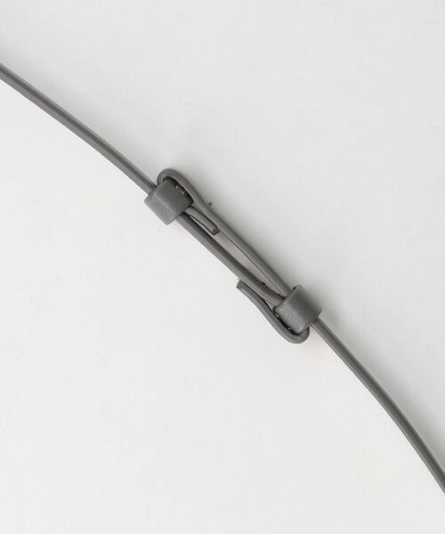 closet story(クローゼットストーリー)の「<closet story(クローゼットストーリー)>メタルバックル スライド ベルト(ベルト・レディース・グレー/モカ・FREE)」の5枚目の写真