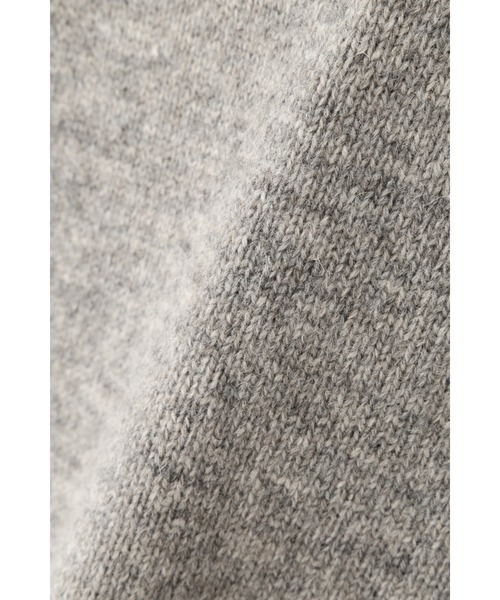 human woman（ヒューマンウーマン）の「◆ニットハーフフード（ネックウォーマー/スヌード・レディース・グレー/ホワイト系その他・ﾌﾘ-）」の12枚目の写真