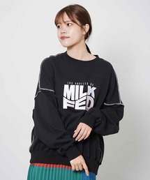 MILKFED. | WAVE LOGO SWEAT TOP(スウェット)