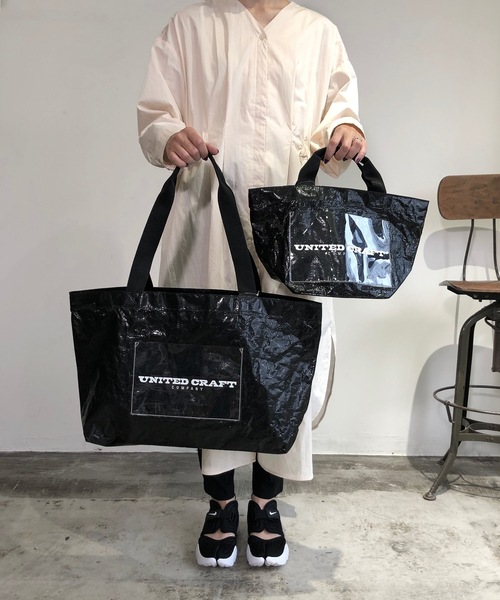 UNITED CRAFT(ユナイテッドクラフト)の「EM:UNITED CRAFT シート ビッグトート(トートバッグ・レディース・ブラック/ネイビー/オレンジ/グリーン・FREE)」の16枚目の写真