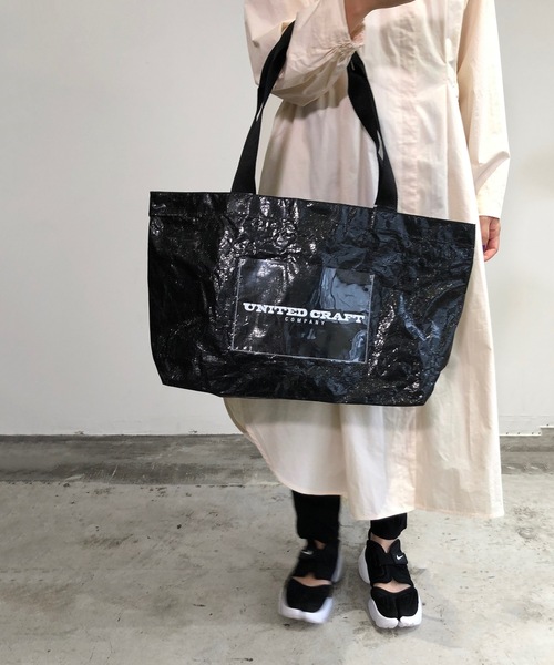 UNITED CRAFT(ユナイテッドクラフト)の「EM:UNITED CRAFT シート ビッグトート(トートバッグ・レディース・ブラック/ネイビー/オレンジ/グリーン・FREE)」の15枚目の写真