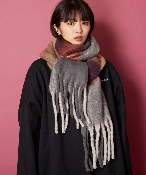 13aw SAINT LAURENT PARISエディ期　モヘアマフラー 13aw SAINT LAURENT PARIS モヘアマフラー 13aw SAINT LAURENT