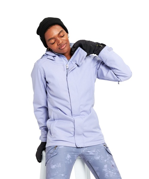 BURTON（バートン）の「スノーボード ウェア JET SET ジャケット（その他アウター・レディース・ホワイト/ブラック系その他/ブルーグレー/ピンク・M/S）」の4枚目の写真