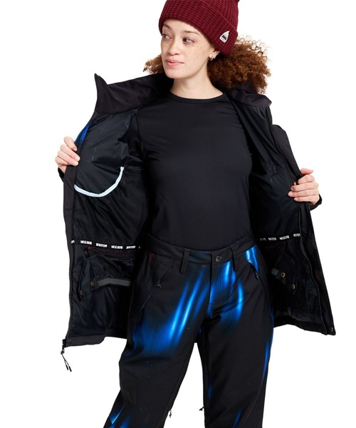 BURTON（バートン）の「スノーボード ウェア JET SET ジャケット（その他アウター・レディース・ホワイト/ブラック系その他/ブルーグレー/ピンク・M/S）」の5枚目の写真