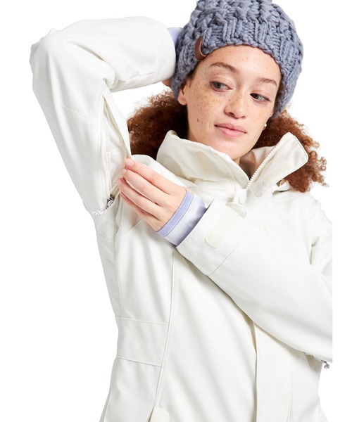 BURTON（バートン）の「スノーボード ウェア JET SET ジャケット（その他アウター・レディース・ホワイト/ブラック系その他/ブルーグレー/ピンク・M/S）」の10枚目の写真