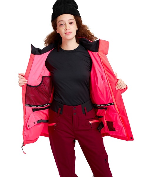 BURTON（バートン）の「スノーボード ウェア JET SET ジャケット（その他アウター・レディース・ホワイト/ブラック系その他/ブルーグレー/ピンク・M/S）」の22枚目の写真