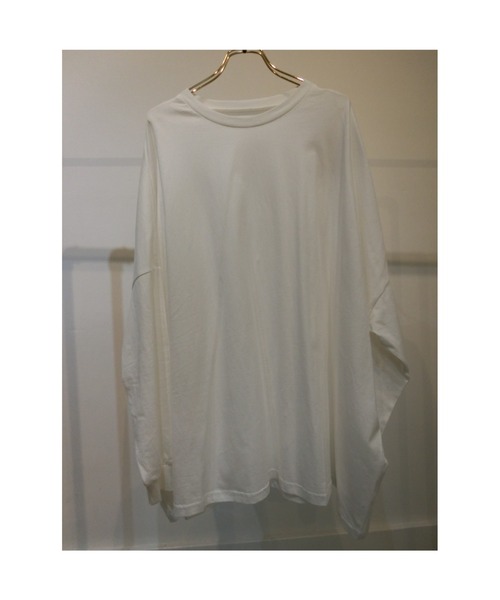 ulu(ウル)の「Big silhouette long tshirt(Tシャツ/カットソー・レディース・ホワイト/ブラック・FREE)」の15枚目の写真