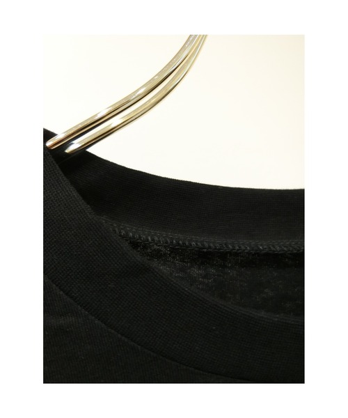 ulu(ウル)の「Big silhouette long tshirt(Tシャツ/カットソー・レディース・ホワイト/ブラック・FREE)」の16枚目の写真