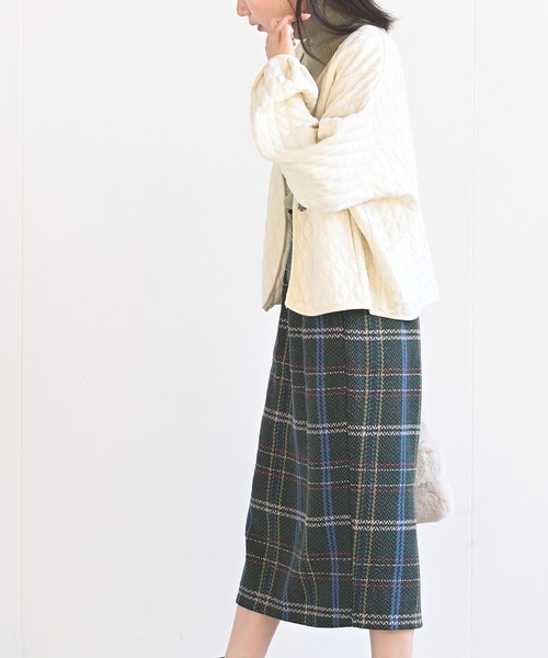 rps(アールピーエス)の「ふくれジャガードブルゾン(ブルゾン・レディース・ブラック/ライトベージュ・M)」の11枚目の写真