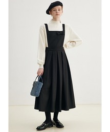 Fano Studios | 【Fano Studios】【2021AW】A-line suspender pleated skirt FD21L007(ワンピース)