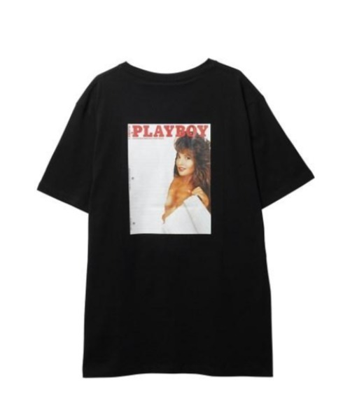 Soulland（ソウランド）の「SOULLAND meets Playboy Monthly October T-shirt 1027（Tシャツ/カットソー・メンズ・ブラック・LARGE/MEDIUM/X-LARGE/SMALL）」の4枚目の写真