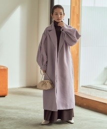 titivate | ボリュームスリーブロングガウンコート(チェスターコート)