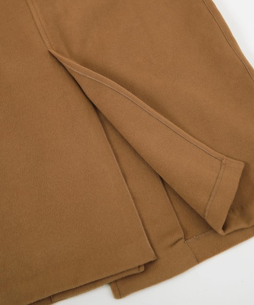 titivate（ティティベイト）の「ﾎﾞﾘｭｰﾑｽﾘｰﾌﾞﾛﾝｸﾞｶﾞｳﾝｺｰﾄ（チェスターコート・レディース・ブラウン/キャメル/パープル・S/M）」の22枚目の写真