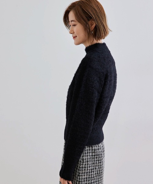 ROPE' PICNIC（ロペピクニック）の「フェザーラメニットプルオーバー（ニット/セーター・レディース・ブラック/ホワイト/ベージュ系その他/ブルー・38）」の17枚目の写真