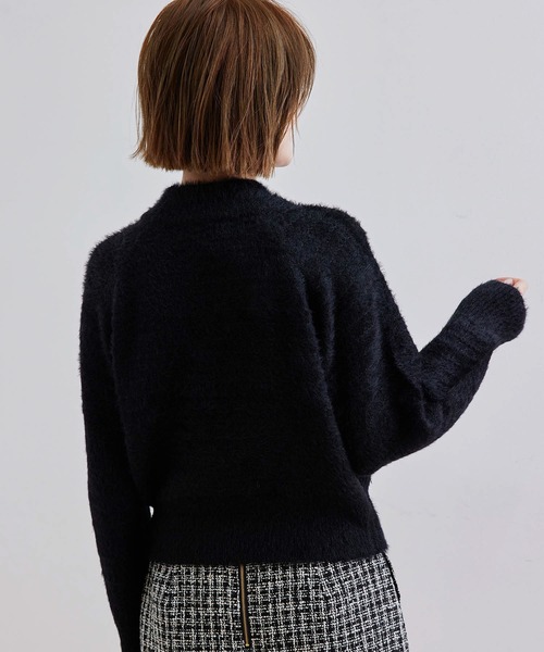 ROPE' PICNIC（ロペピクニック）の「フェザーラメニットプルオーバー（ニット/セーター・レディース・ブラック/ホワイト/ベージュ系その他/ブルー・38）」の13枚目の写真