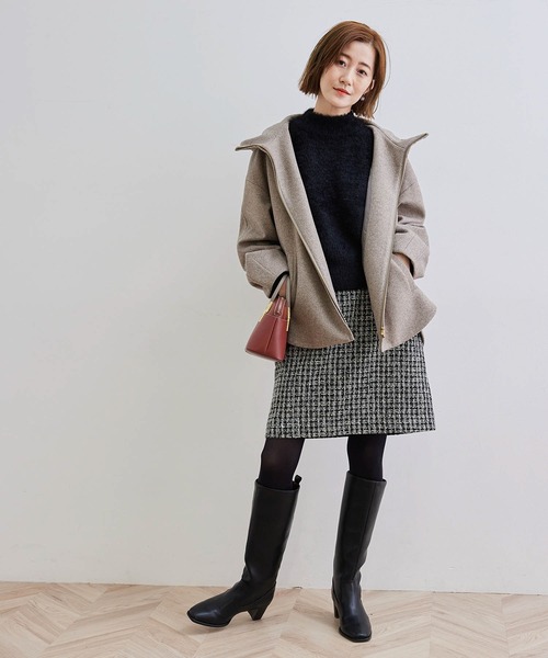 ROPE' PICNIC（ロペピクニック）の「フェザーラメニットプルオーバー（ニット/セーター・レディース・ブラック/ホワイト/ベージュ系その他/ブルー・38）」の12枚目の写真