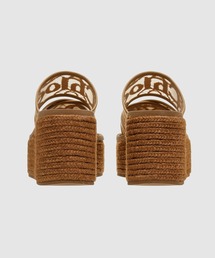 Chloe（クロエ）の「WOODY /ロゴレース ウェッジミュールWEDGE