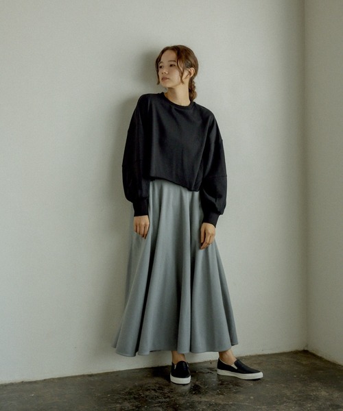 PUAL CE CIN（ピュアルセシン）の「起毛スカート（スカート・レディース・チャコールグレー/グレー/ベージュ/グリーン・FREE）」の20枚目の写真