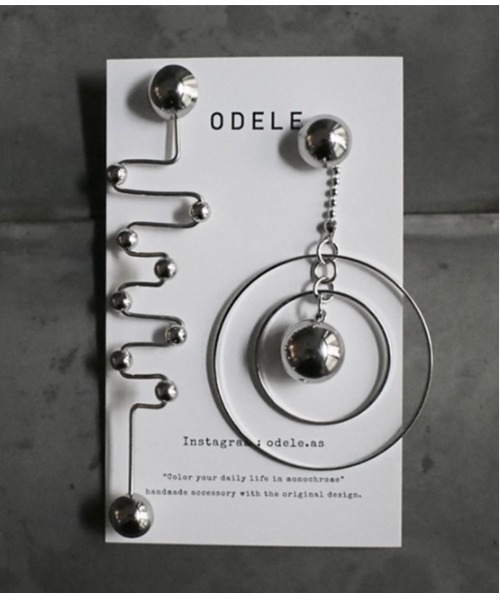 tone(トーン)の「【ODELE】Galaxy(MA)(ピアス(両耳用)・レディース・シルバー・FREE)」の1枚目の写真