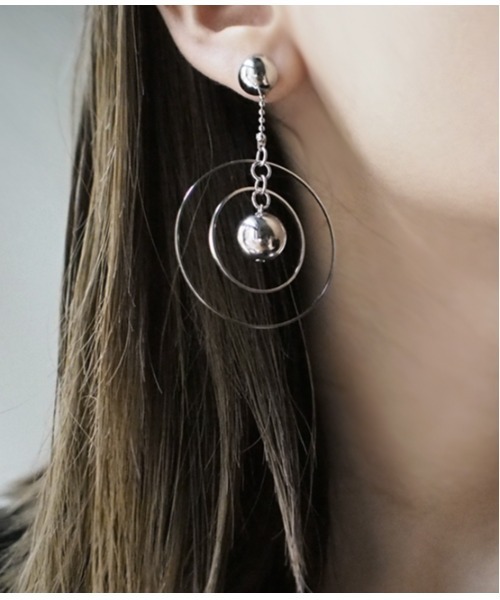 tone(トーン)の「【ODELE】Galaxy(MA)(ピアス(両耳用)・レディース・シルバー・FREE)」の4枚目の写真