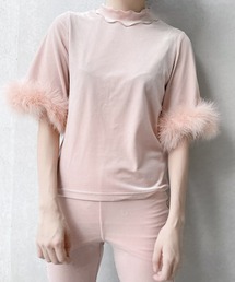 lilLilly | ベロアファートップス(Tシャツ/カットソー)