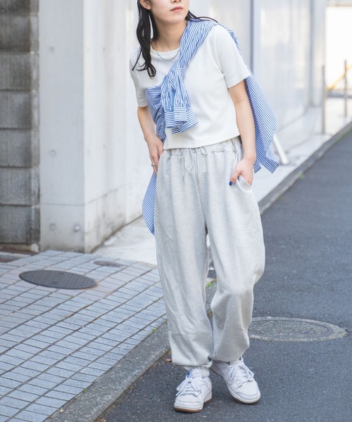 WEGO(ウィゴー)の「WEGO/【WEB限定】 カラースウェットパンツ(スウェットパンツ・メンズ・ホワイト/ブラック/ダークグリーン/グリーン/オートミール/レッド/ピンク/ブルー・MEDIUM/LARGE)」の19枚目の写真